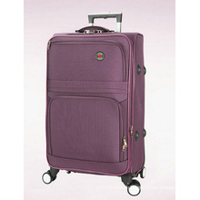 Polyester Soft Built-in Trolley Travel Luggage Case